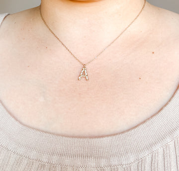 Everleigh Gold Initial Necklace