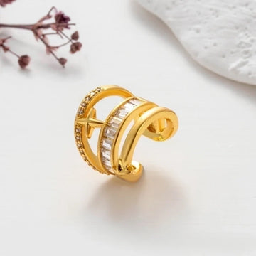 Sybil Zirconia Ear Cuff