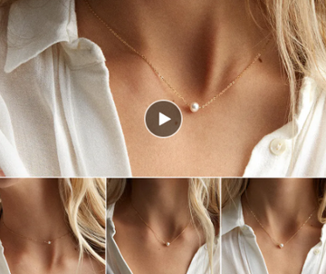 Jennifer Rose Gold Pearl Choker