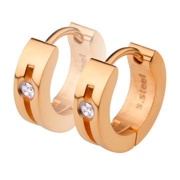 Ariella Zirconia Hoop Huggies