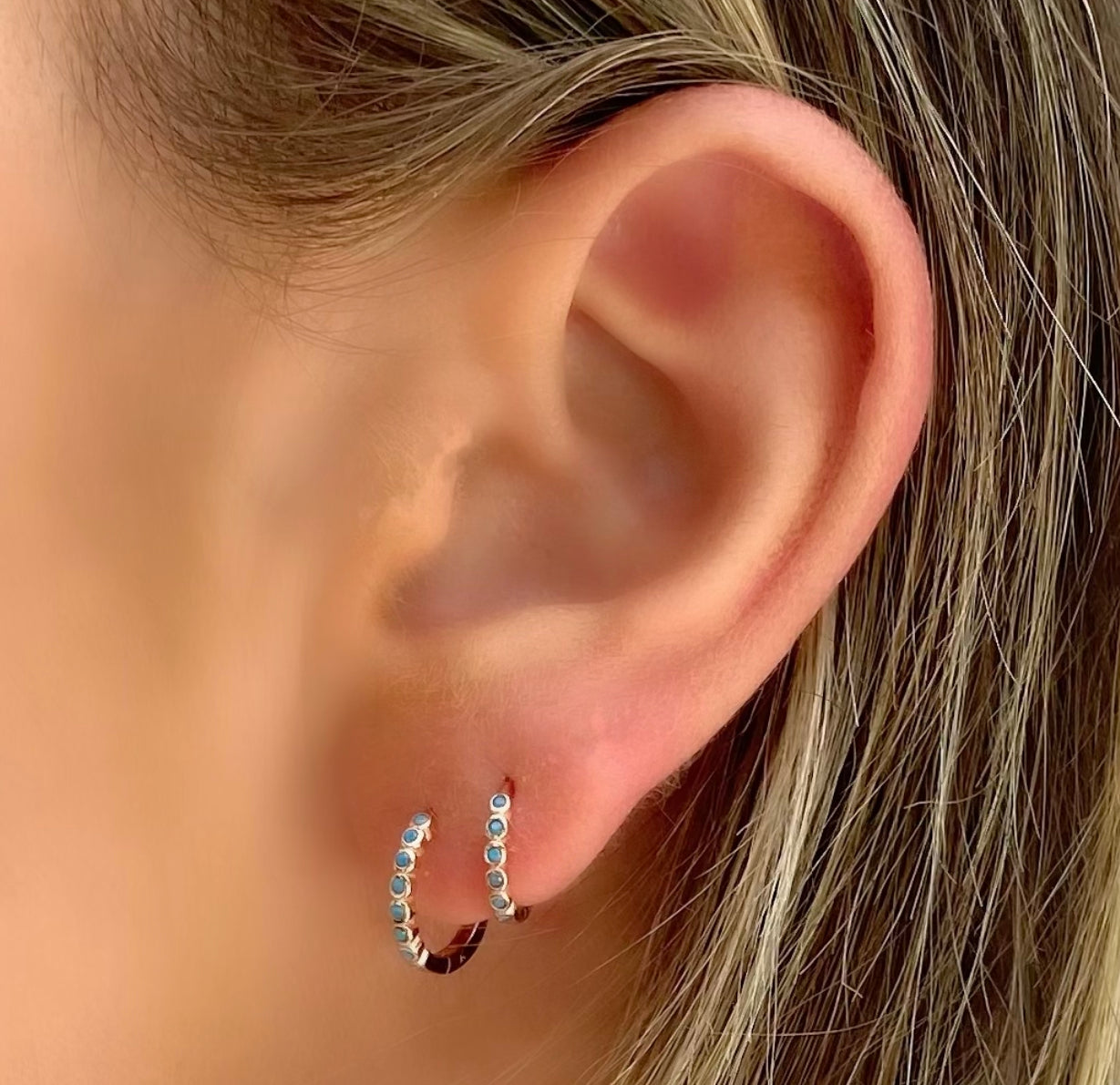 Shai Turquoise Huggies - Blush & Co.