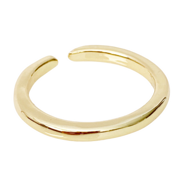 Fine Band Gold Toe Ring - Blush & Co.