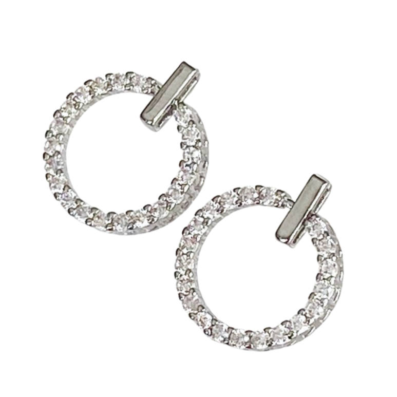 New silver deals earrings