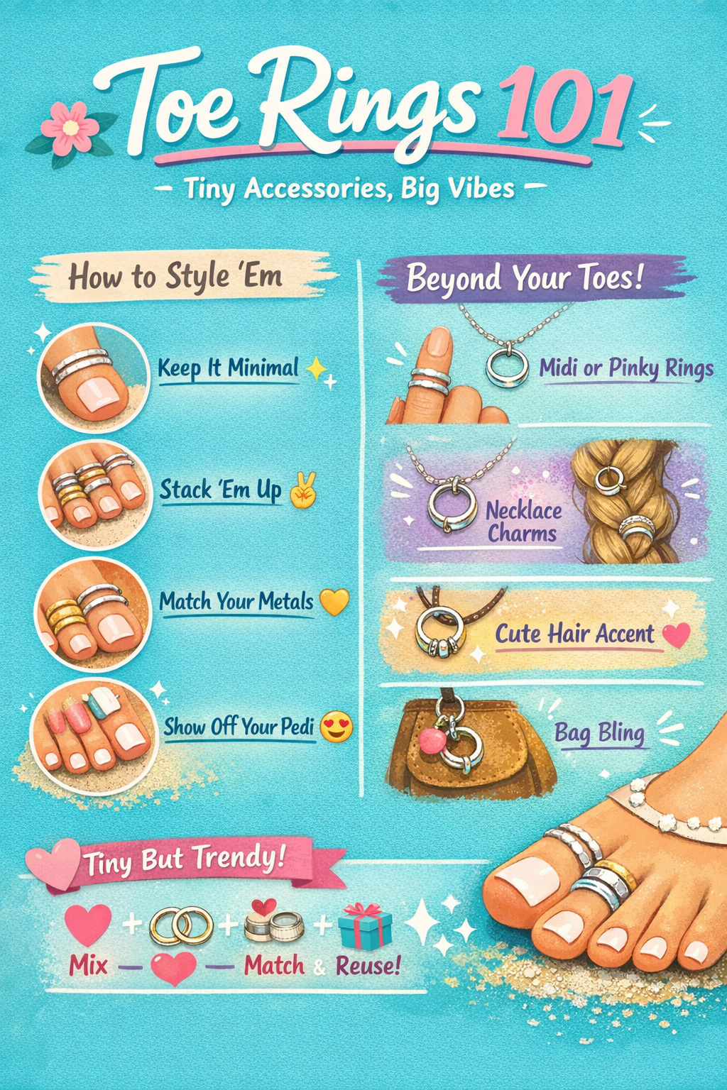 Tiny Rings, Big Energy: Why Toe Rings Just Work