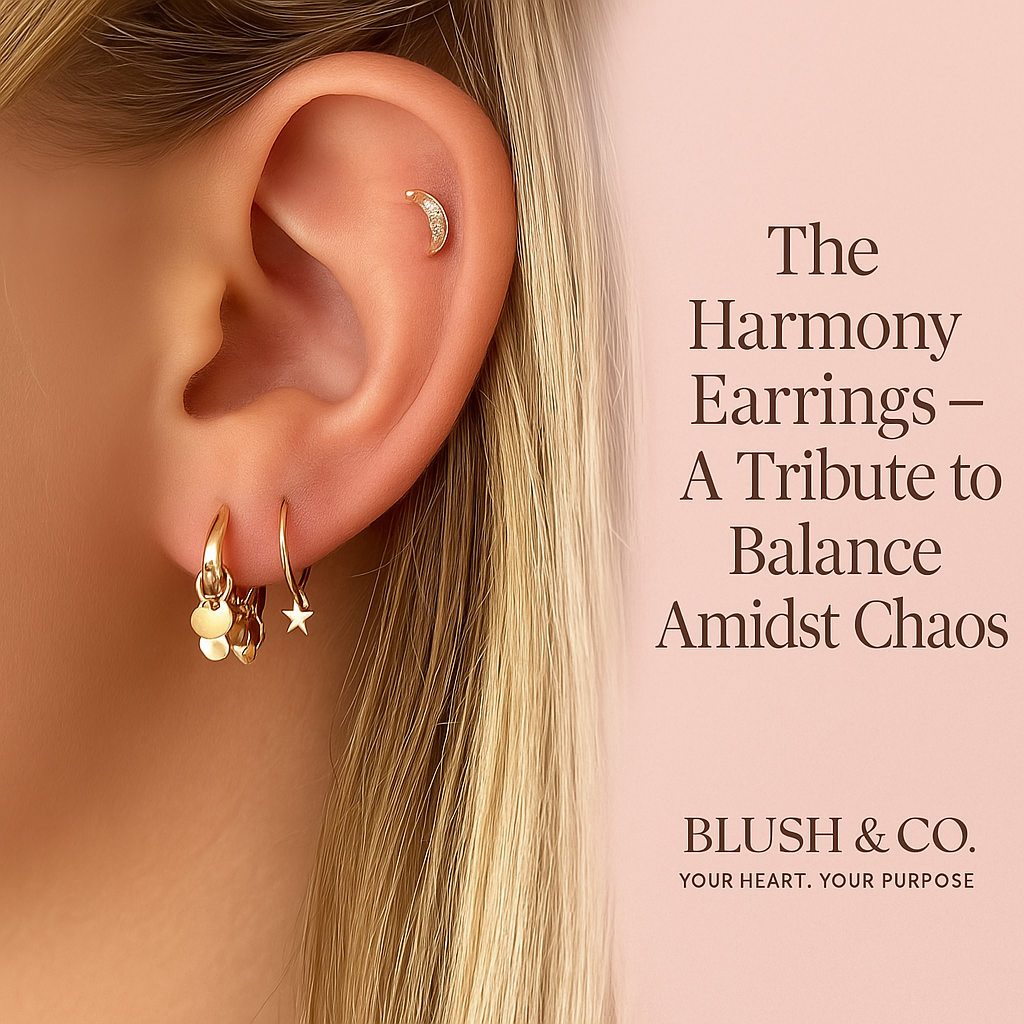The Harmony Earrings – A Tribute to Balance Amidst Chaos