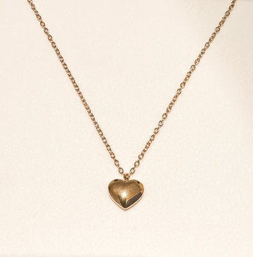 Skyler Love Small Heart Rose Gold Necklace