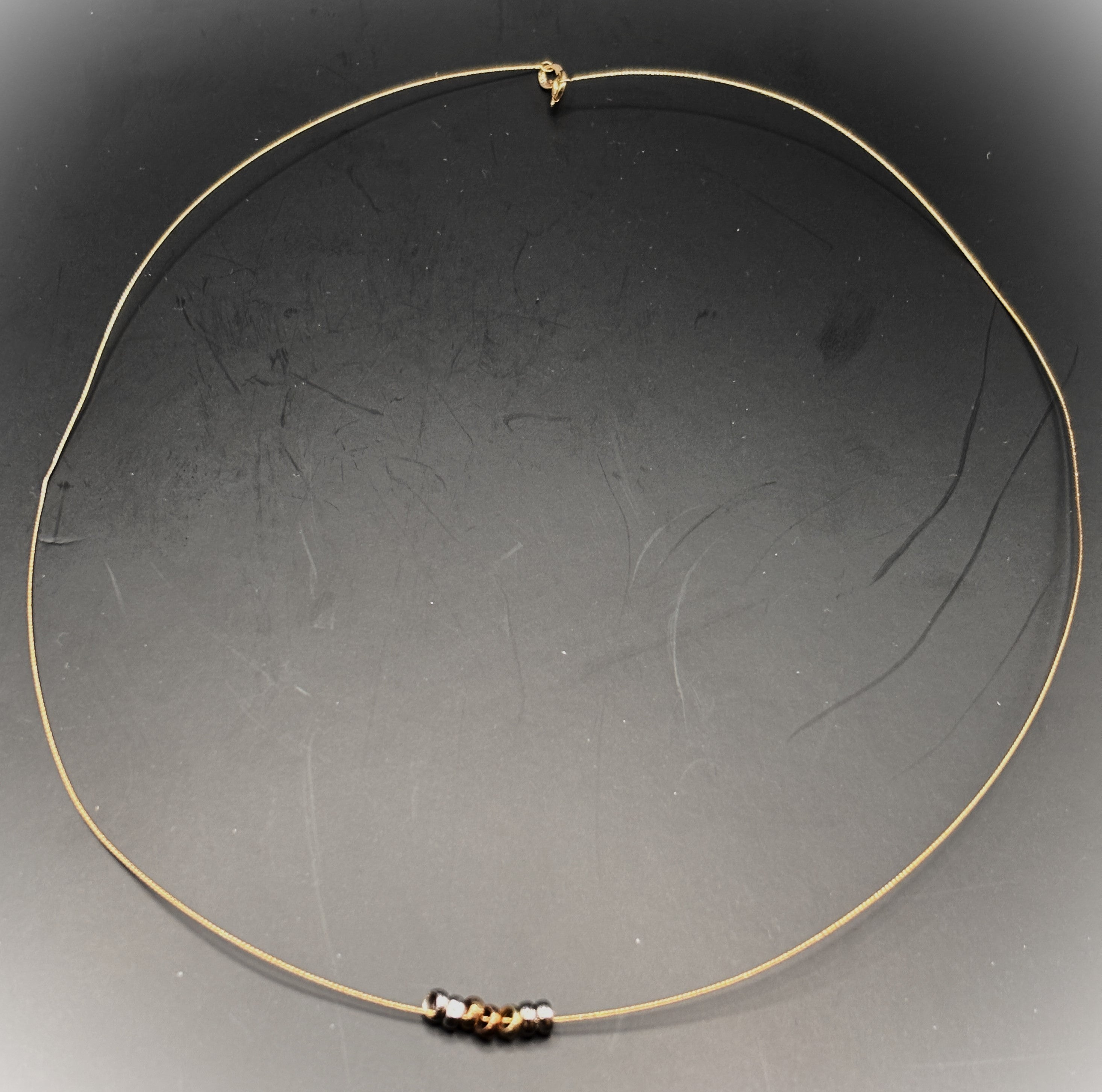 Vintage Lucky Seven Rings Necklace - 1980s Vintage Jewellery | Blush&Co.