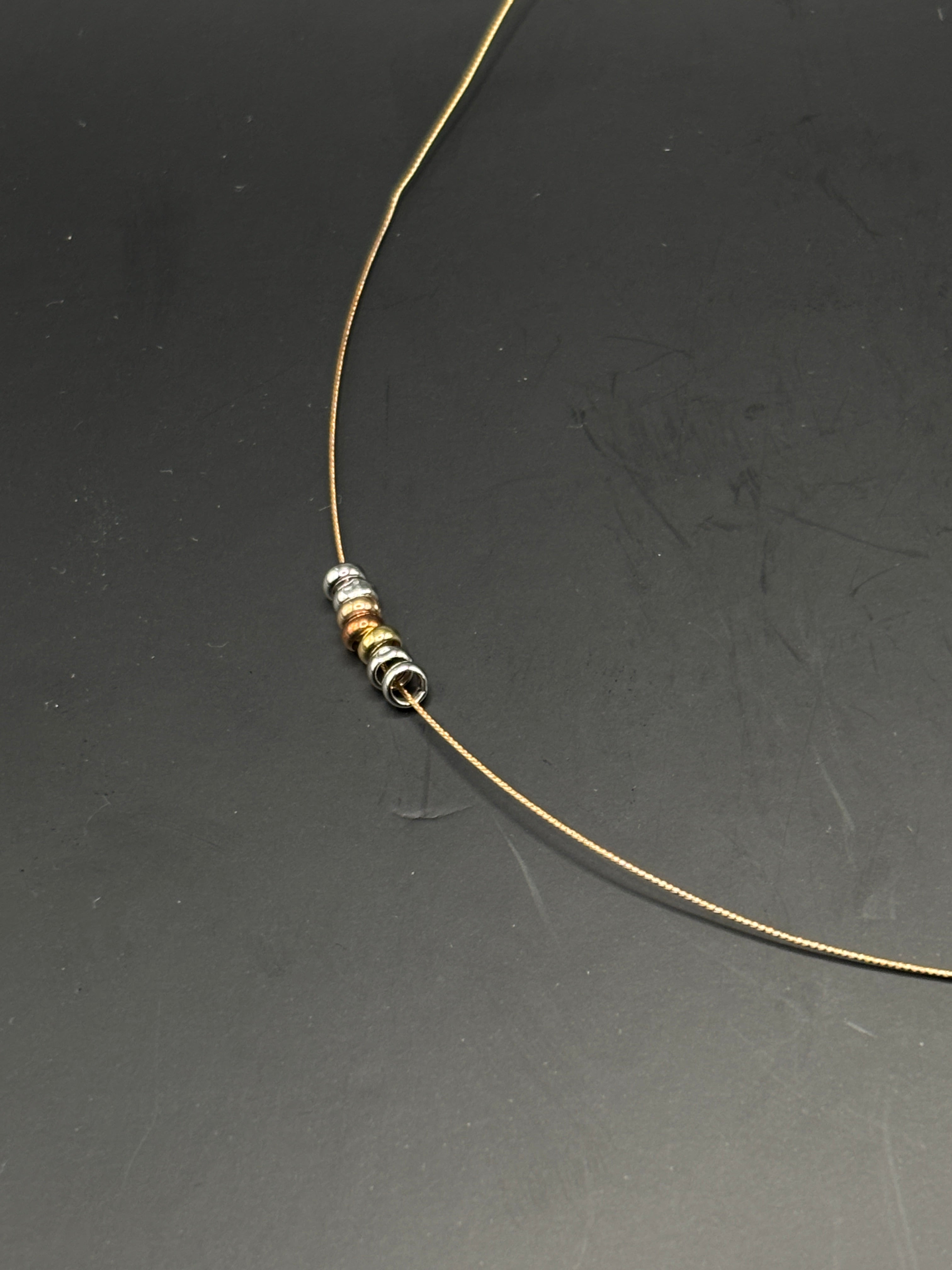 Vintage Lucky Seven Rings Necklace - 1980s Vintage Jewellery | Blush&Co. - Blush & Co. Rose Gold Jewellery Australia