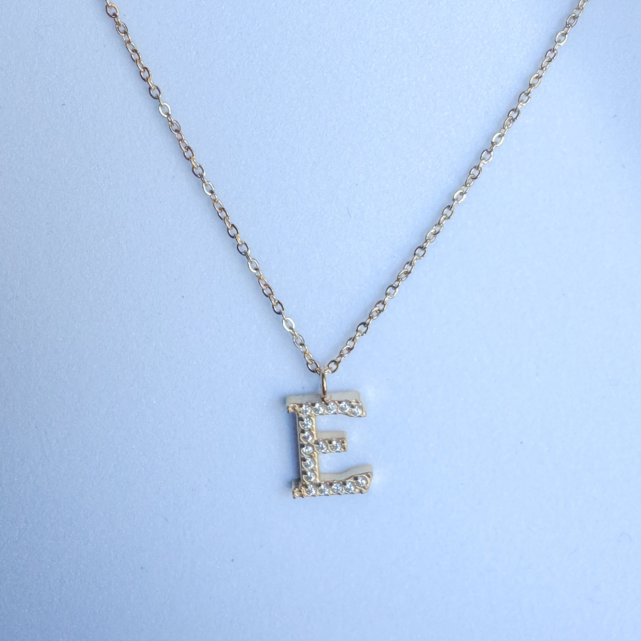 Rina Gold Initial Necklace