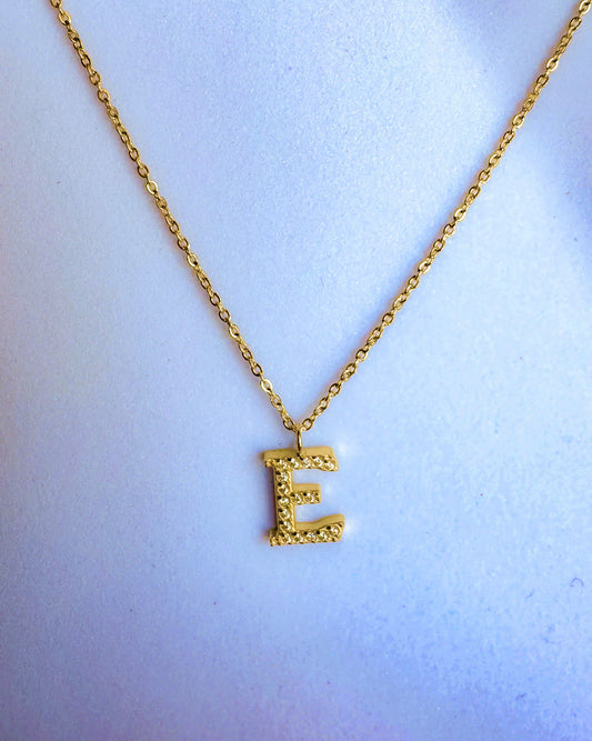 Rina Gold Initial Necklace