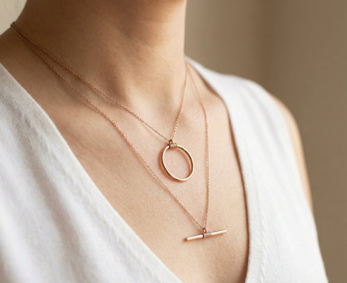 Amelia Layered Necklace – Multi-Chain Trend | Blush&Co. - Blush & Co. Rose Gold Jewellery Australia