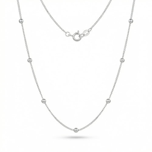 Chelsea Silver Necklace - Blush & Co. Rose Gold Jewellery Australia
