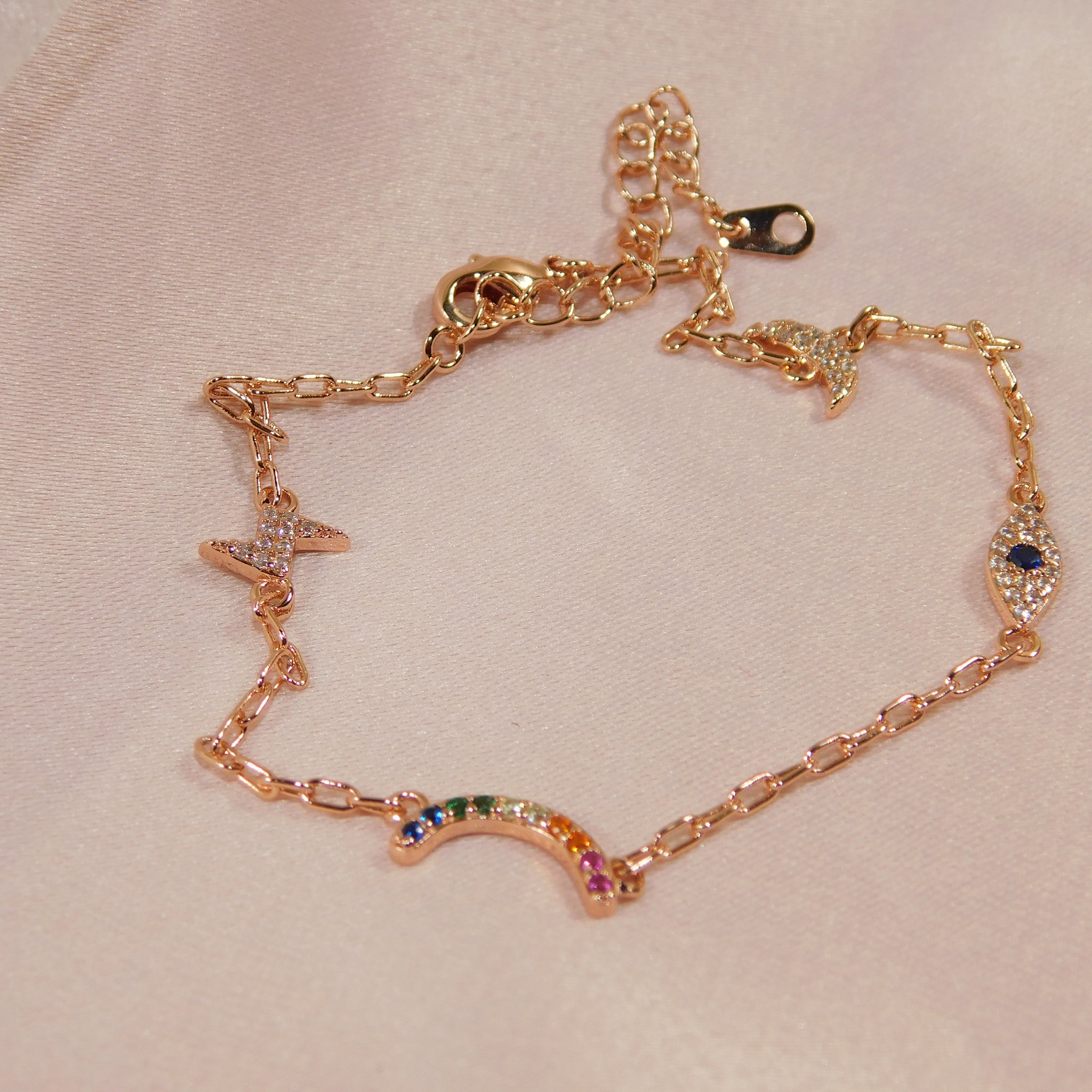 Rebecca Rose Gold Bracelet