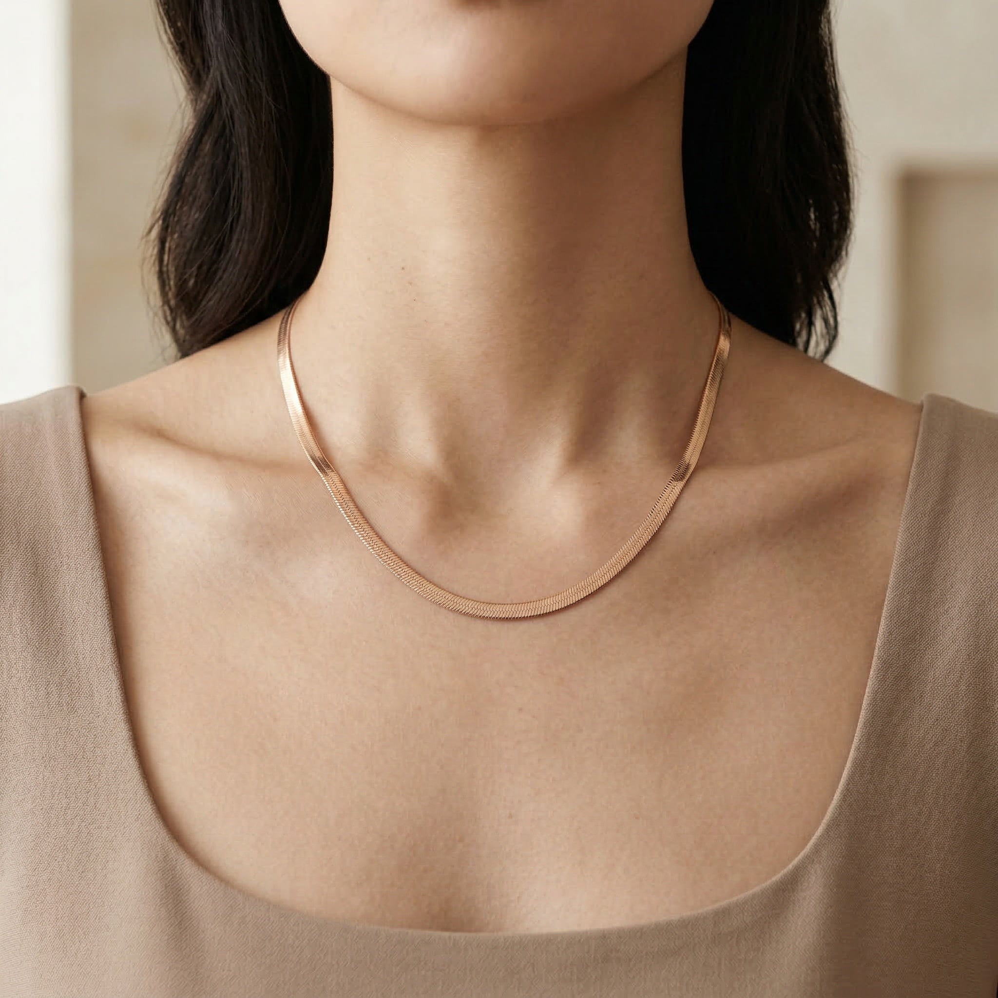 Eden Rose Gold Necklace – Classic Jewellery | Blush&Co. - Blush & Co. Rose Gold Jewellery Australia