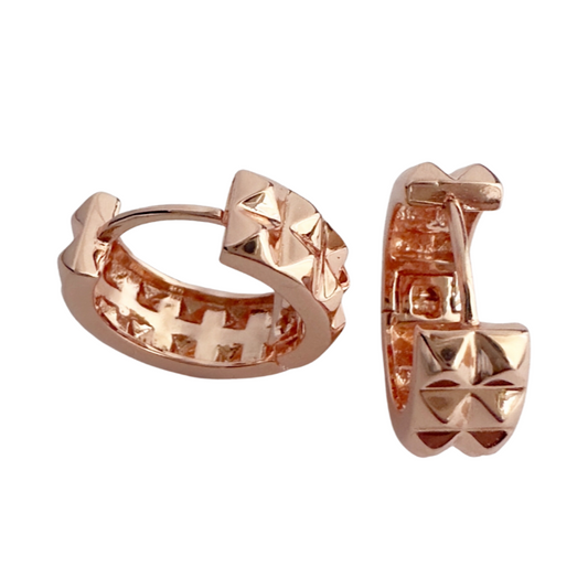 Ella Hoop Earrings – Minimalist Everyday Style | Blush&Co. - Blush & Co. Rose Gold Jewellery Australia