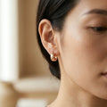Emilia Classic Hoop Earrings – Timeless Style | Blush&Co. - Blush & Co. Rose Gold Jewellery Australia