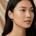 Evil Eye Sapphire Earring Set Rose Gold | Blush&Co. - Blush & Co. Rose Gold Jewellery Australia