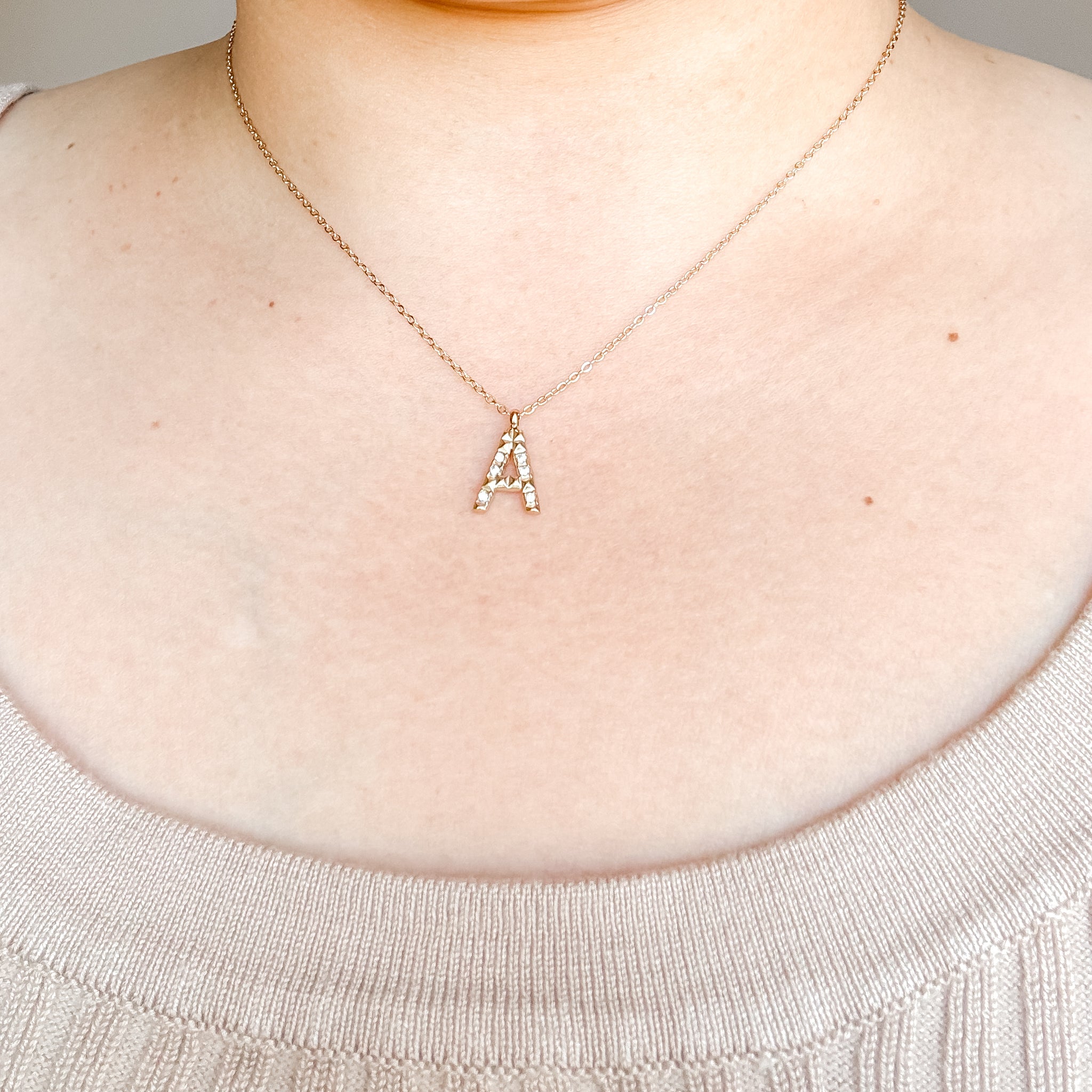 Everleigh Gold Initial Necklace