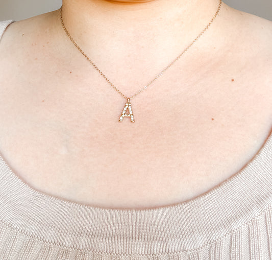 Everleigh Gold Initial Necklace