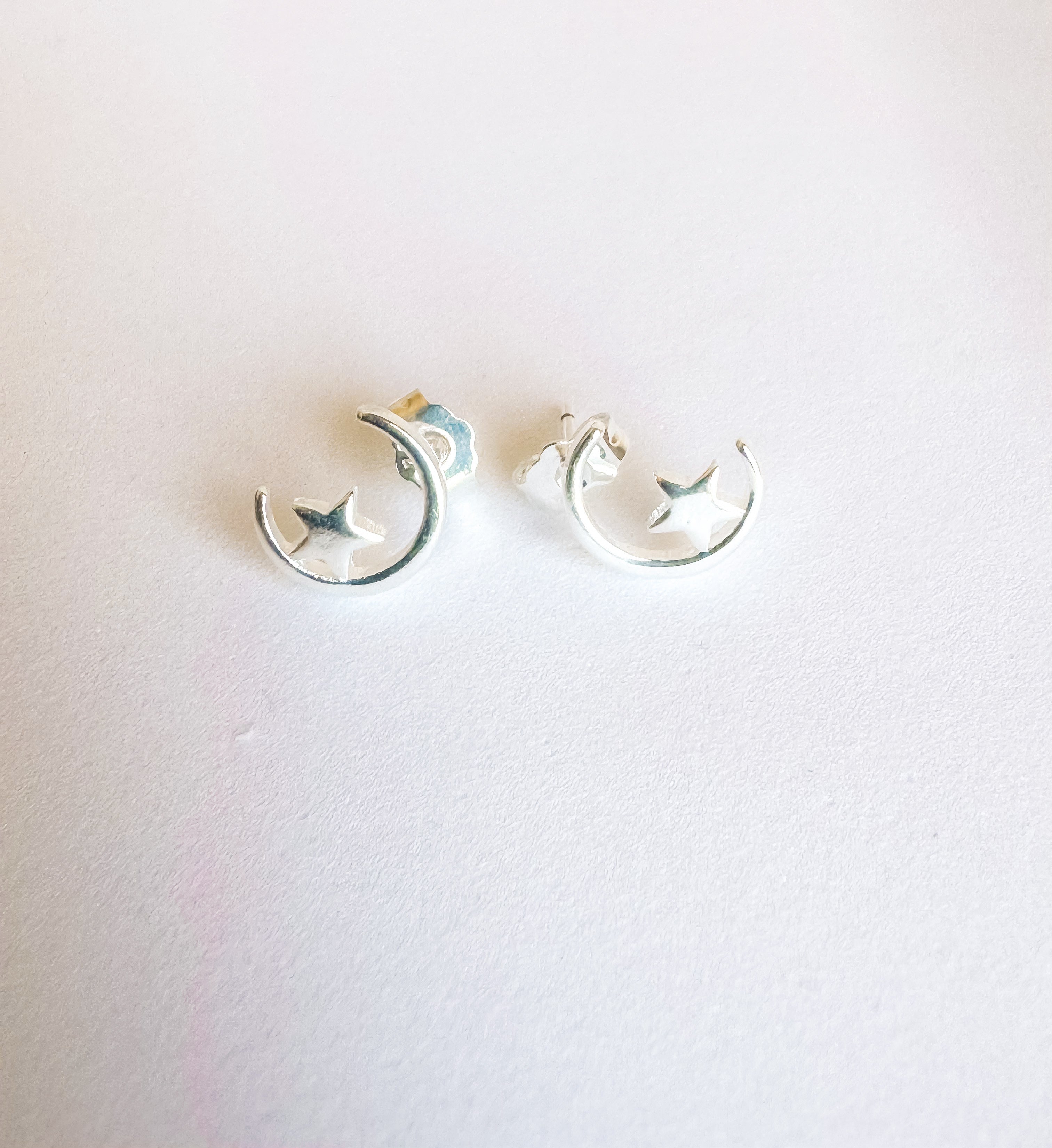 Rain - Dainty SIlver Studs | Blush&Co. - Blush & Co. Rose Gold Jewellery Australia