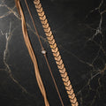 rose gold bracelet set 
