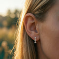 Maeve Pearl Hoops – Elegant Pearl Earrings | Blush & Co - Blush & Co. Rose Gold Jewellery Australia