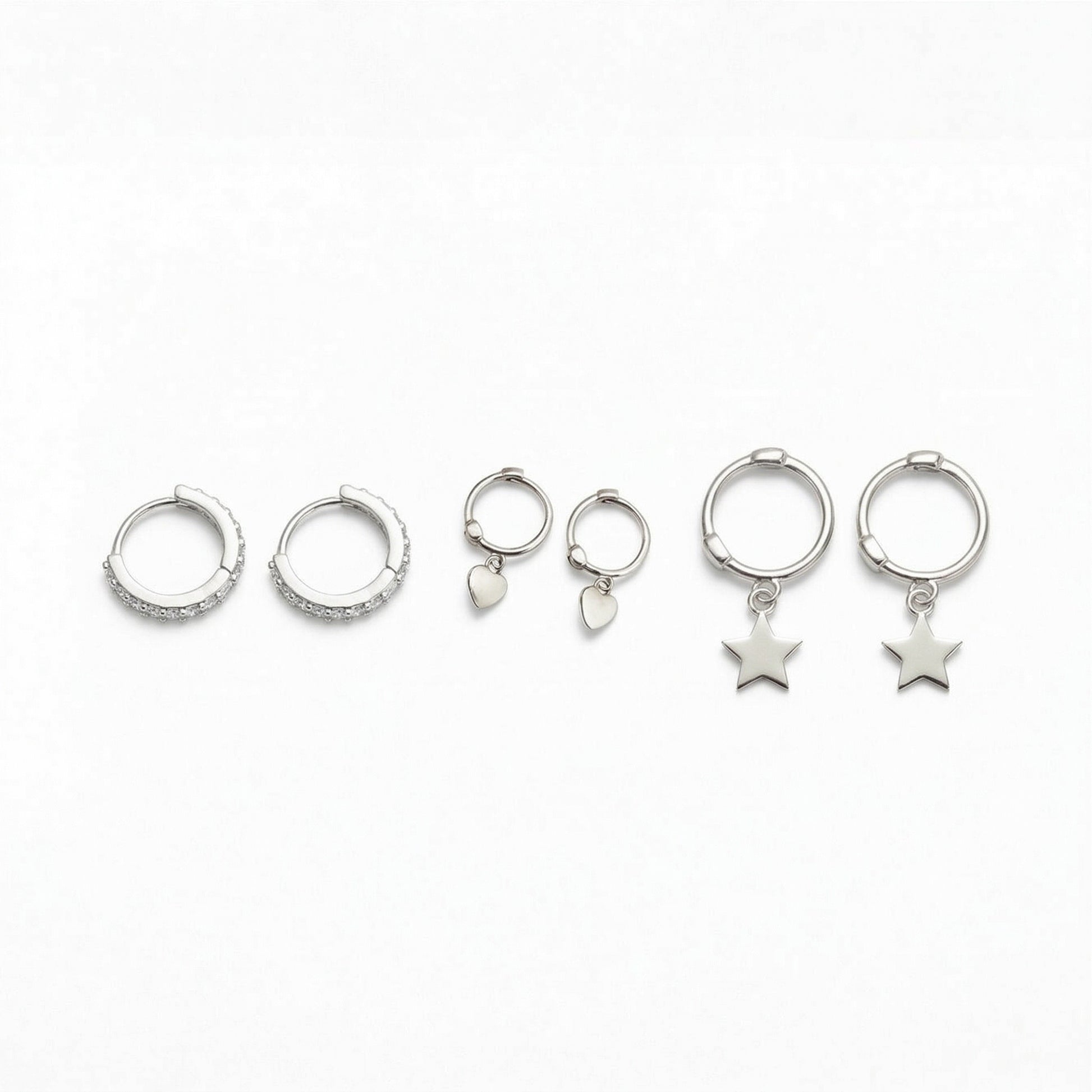 Stardust Trio - Elegant Sterling Silver Design | Blush&Co. - Blush & Co. Rose Gold Jewellery Australia