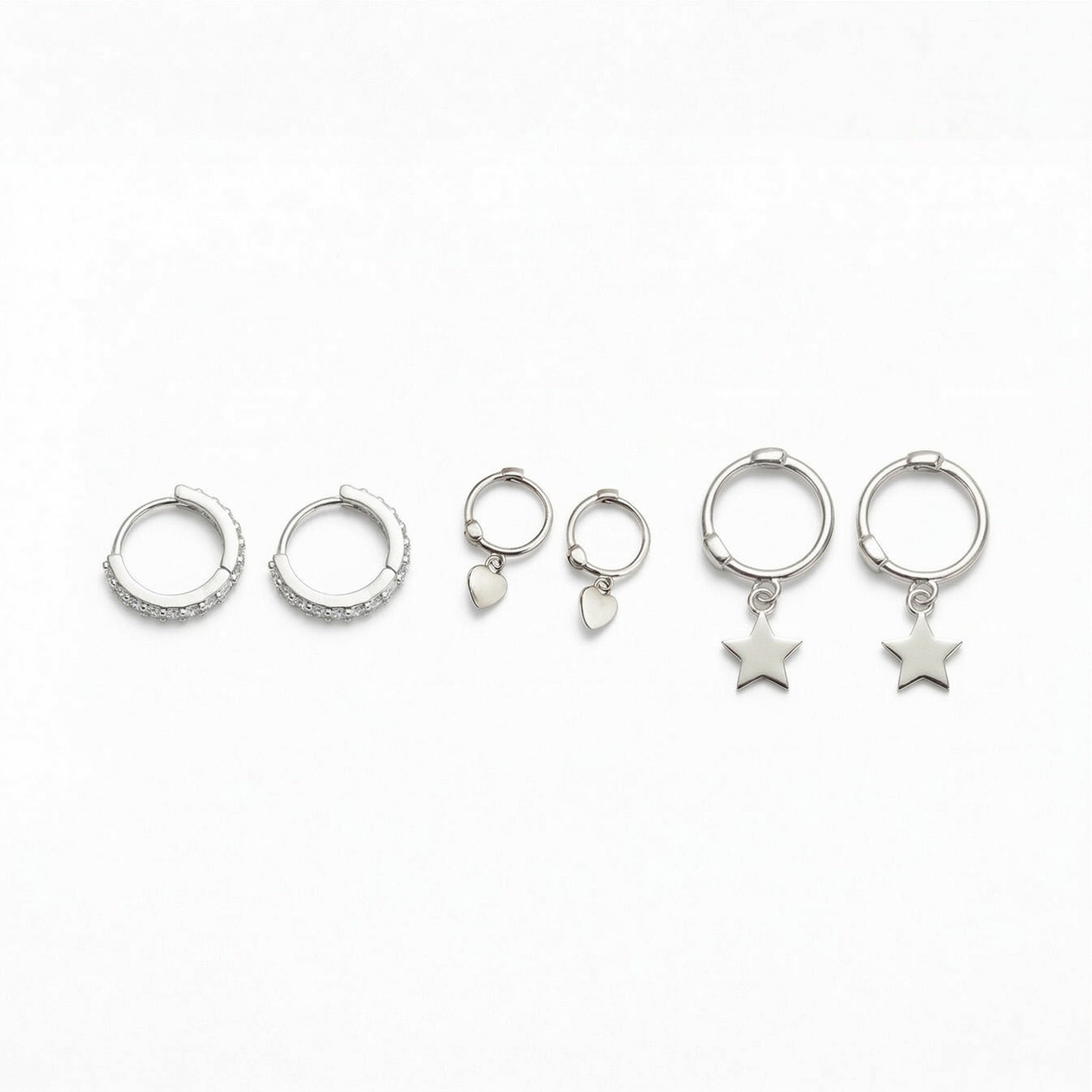 Stardust Trio - Elegant Sterling Silver Design | Blush&Co. - Blush & Co. Rose Gold Jewellery Australia