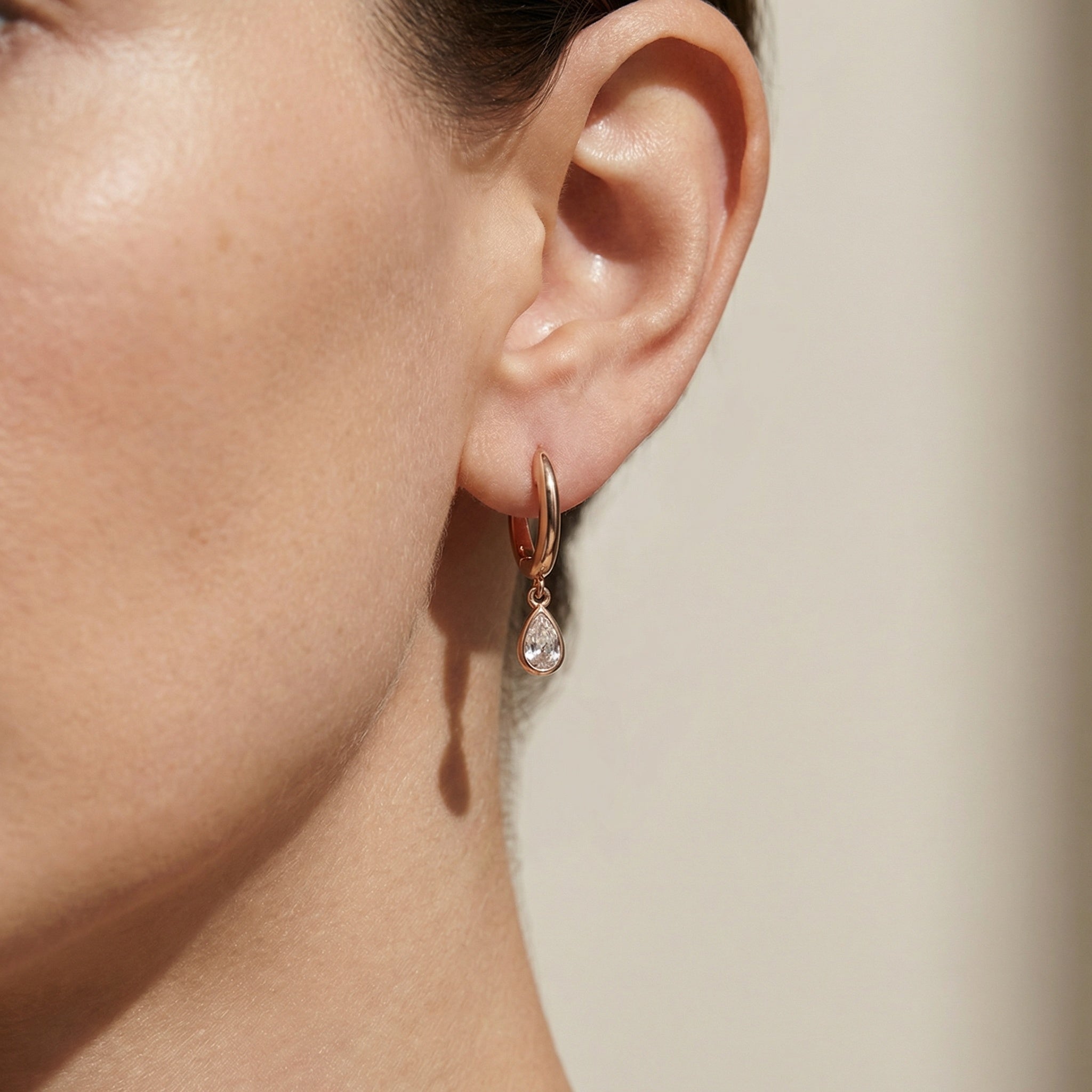 Selena Rose Gold Huggie Earrings – Chic Everyday | Blush&Co. - Blush & Co. Rose Gold Jewellery Australia