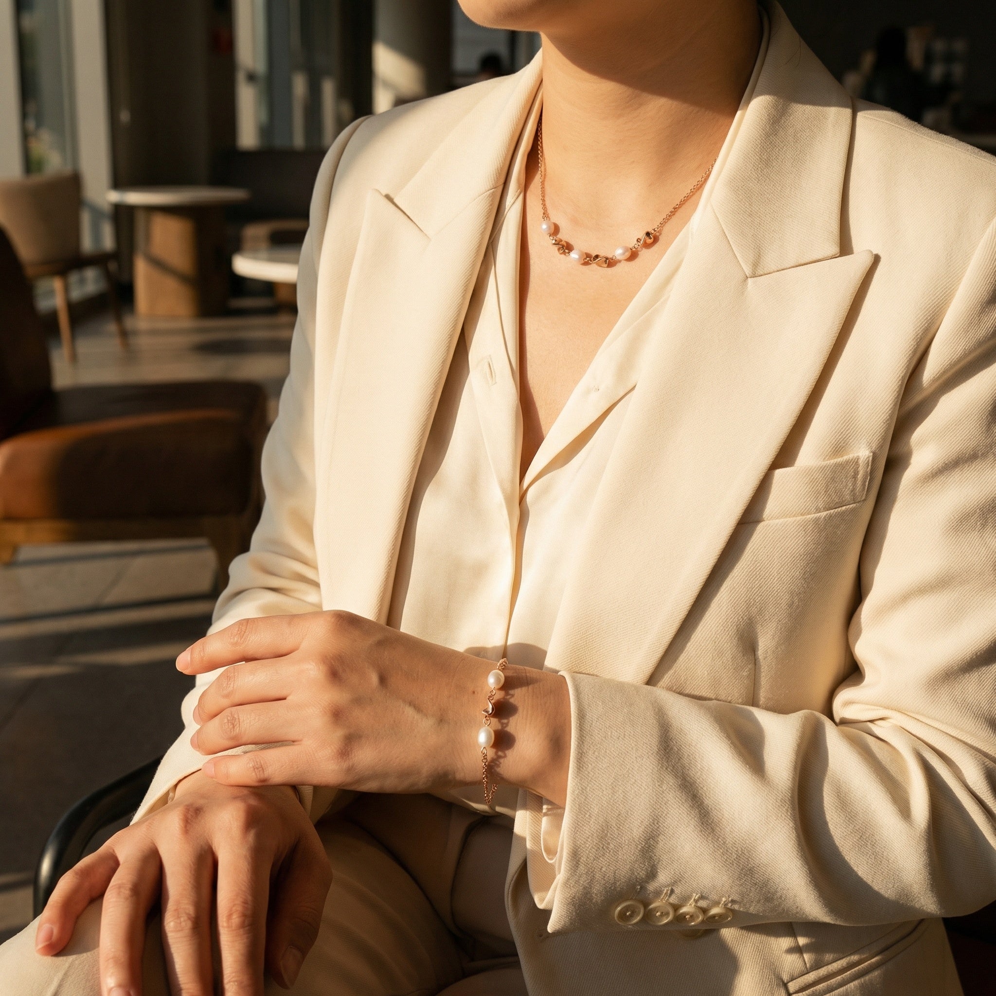 Therese Rose Gold Jewellery Set – Gift Ready | Blush&Co. - Blush & Co. Rose Gold Jewellery Australia