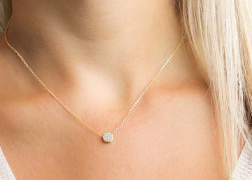 Verna Rose Gold Necklace with Pendant