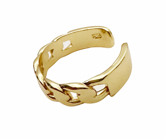 Links Gold Toe Ring