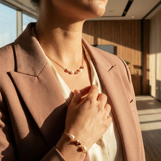 Therese Rose Gold Jewellery Set – Gift Ready | Blush&Co. - Blush & Co. Rose Gold Jewellery Australia