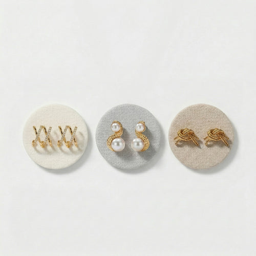 Bold Trio - Statement Earring Pieces | Blush&Co. - Blush & Co. Rose Gold Jewellery Australia