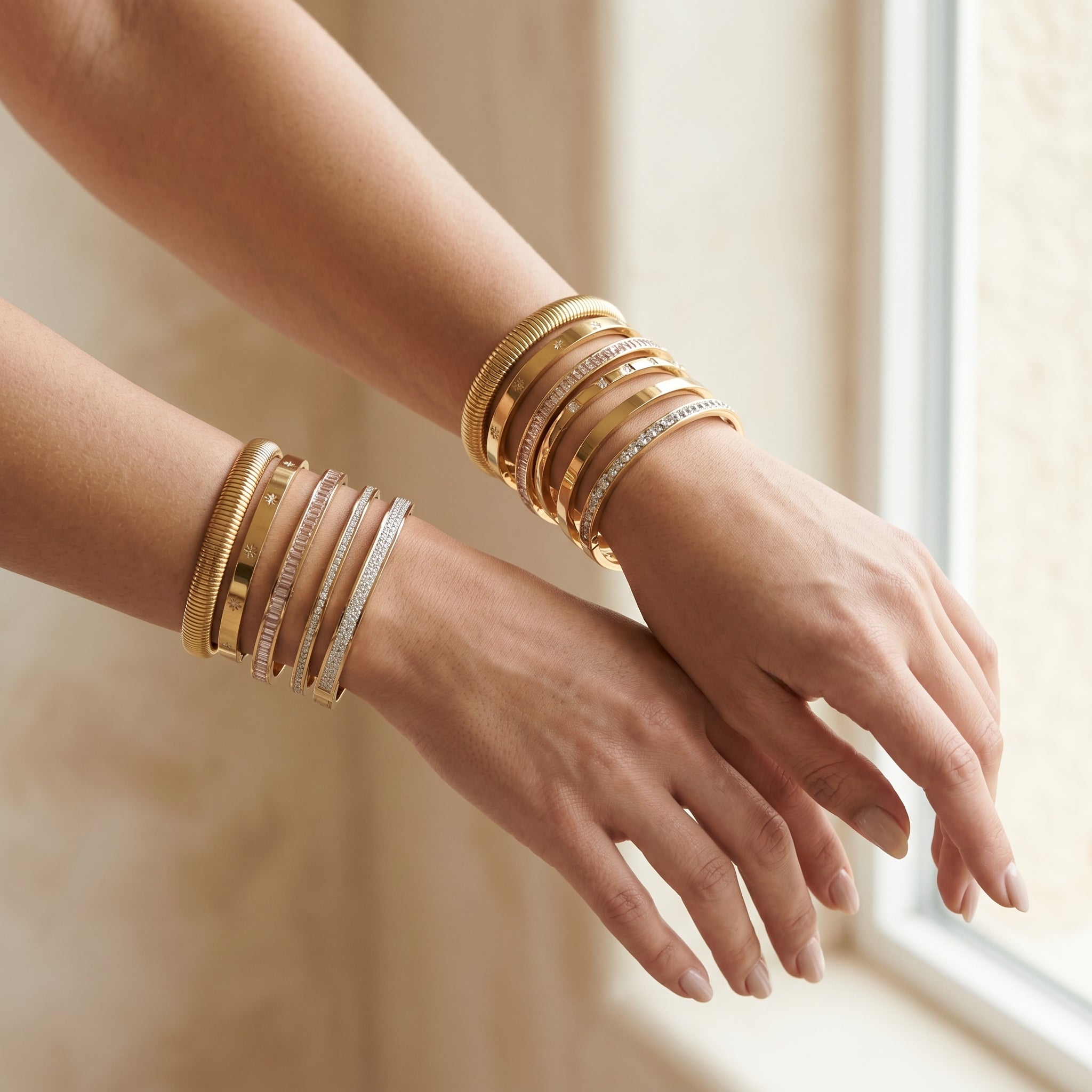 Mother’s Day Mystery Set – Gold Bracelet & Hoop Gift Box | Blush&Co. - Blush & Co. Rose Gold Jewellery Australia