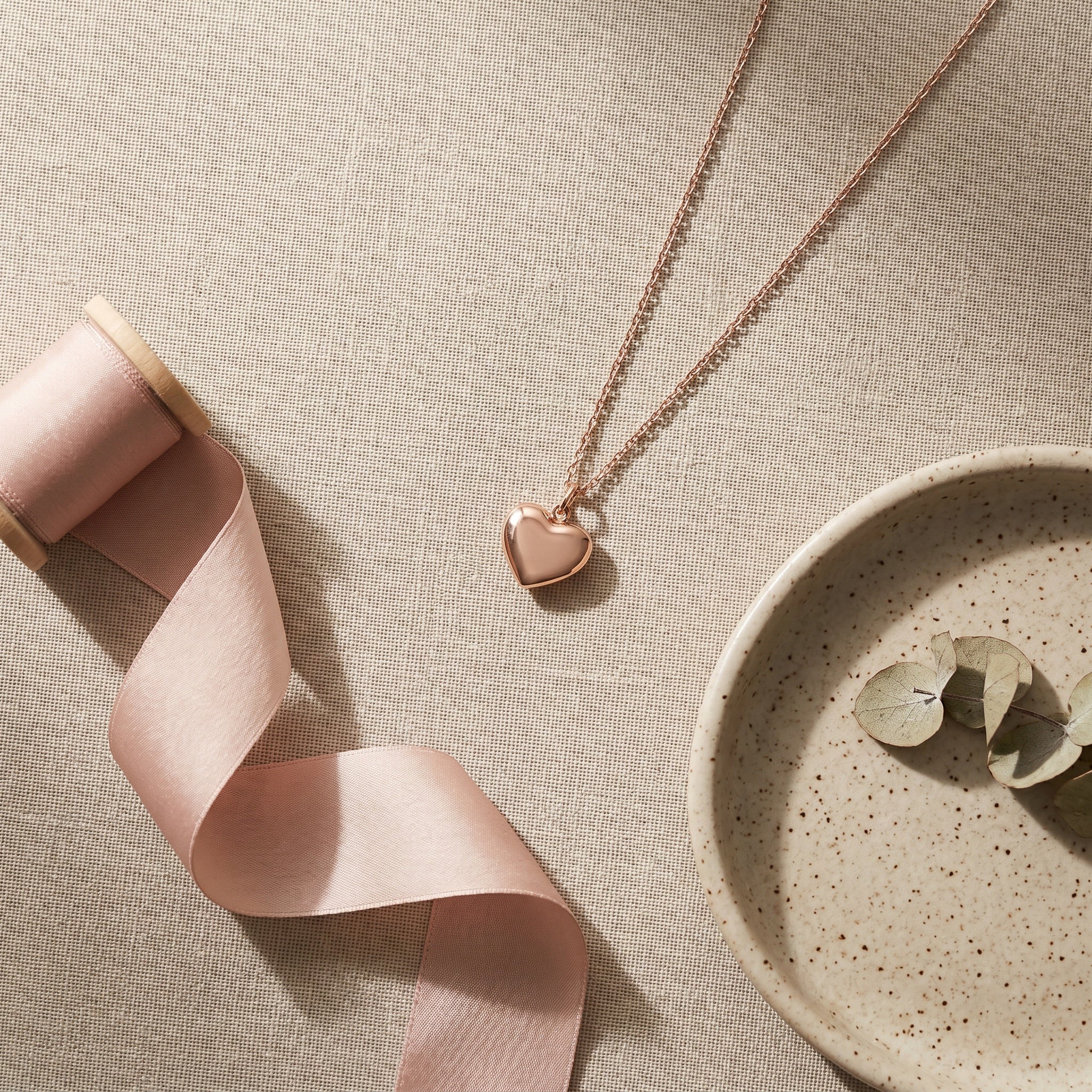 Skyler Love Small Heart Rose Gold Necklace - Waterproof Heart Necklace | Blush&Co - Blush & Co. Rose Gold Jewellery Australia