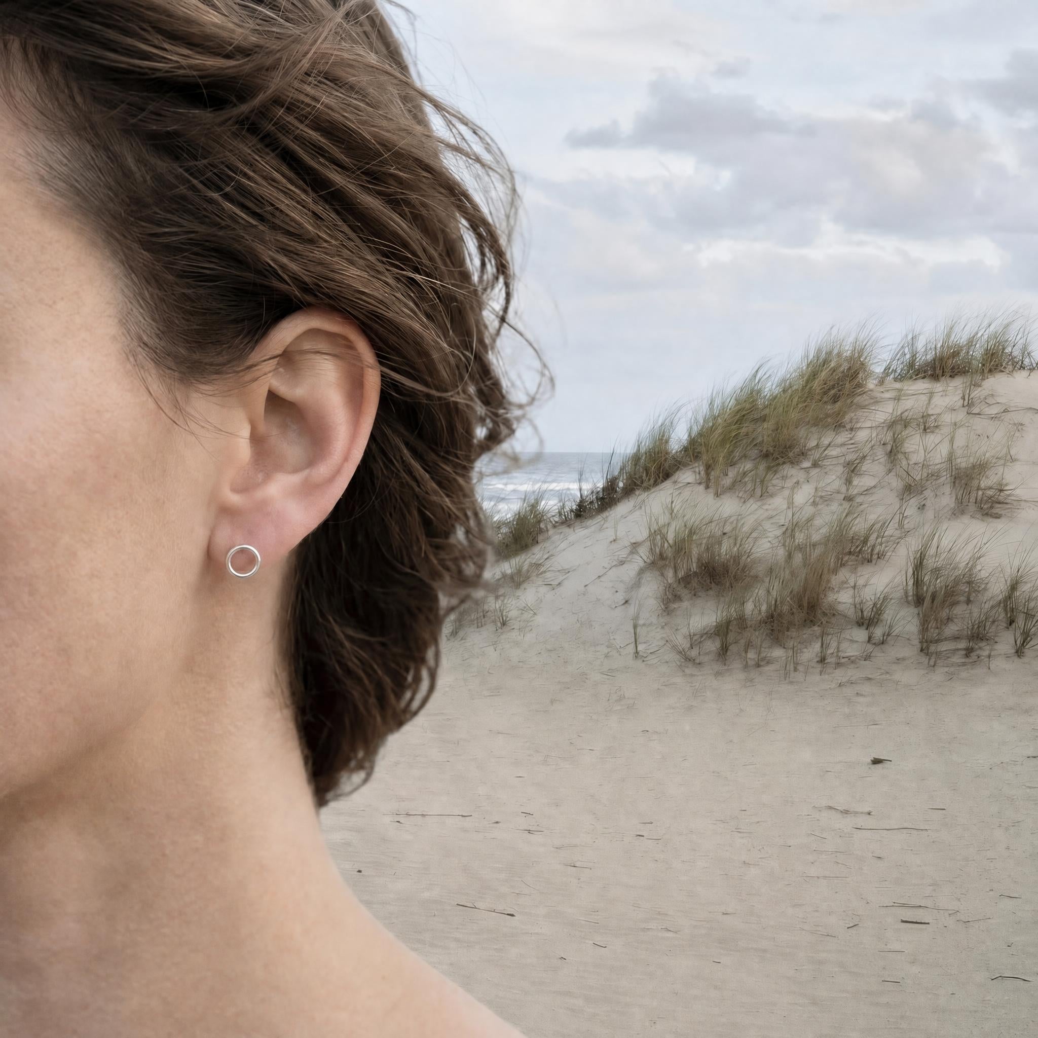 Rain - Dainty Silver Studs | Blush&Co. - Blush & Co. Rose Gold Jewellery Australia