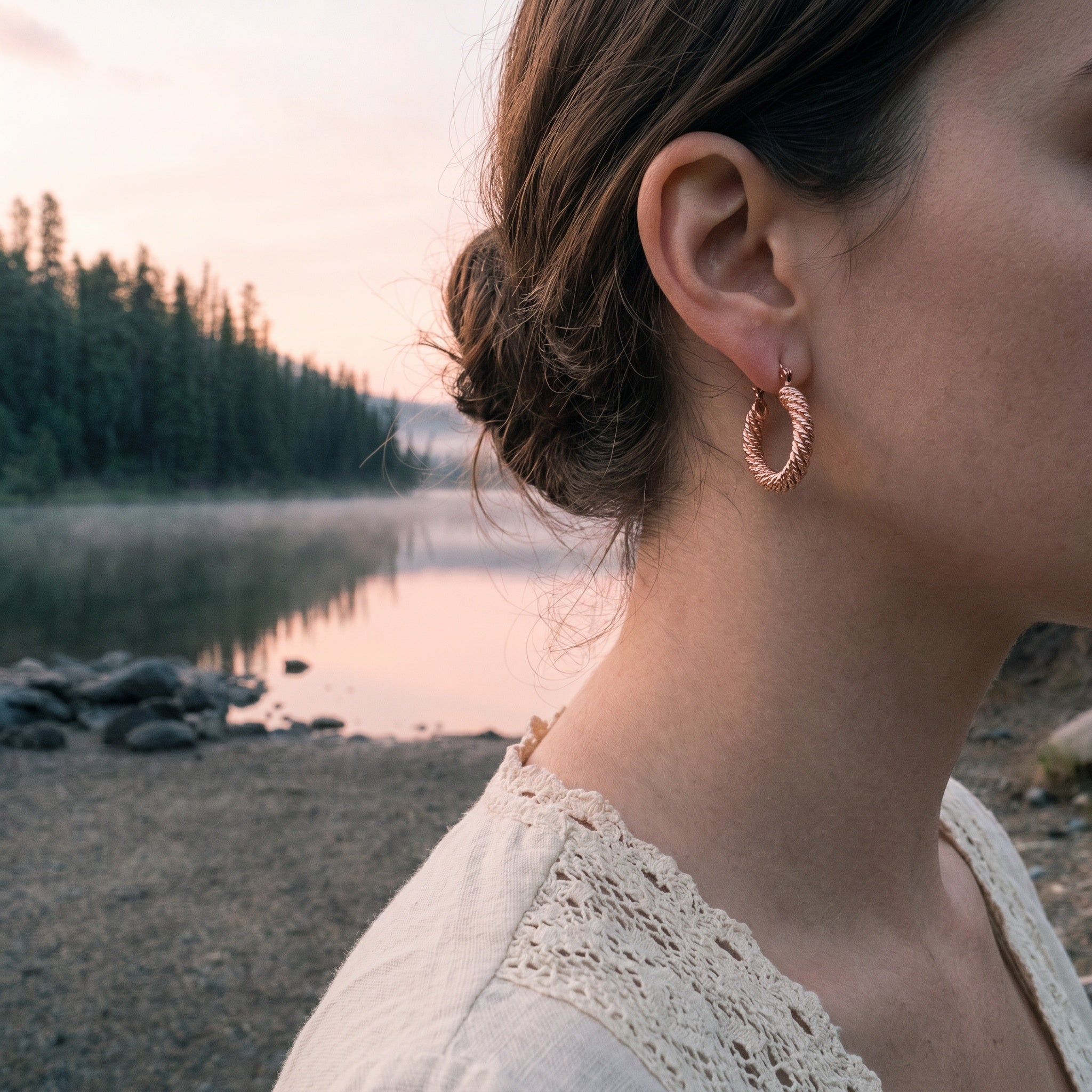 Gwendalyn - Paired Hoop sets | Blush&Co. - Blush & Co. Rose Gold Jewellery Australia