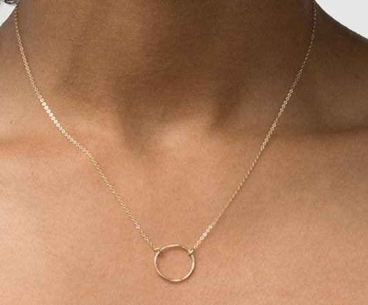 Ophelia Minimalist Rose Gold Necklace