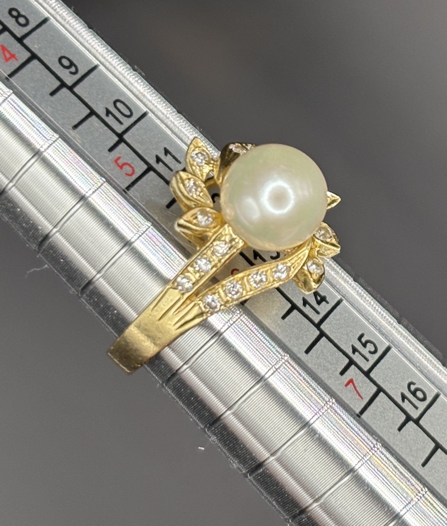 Pearl Bloom Ring – 14K Gold Pearl Statement Ring | Blush&Co. - Blush & Co. Rose Gold Jewellery Australia