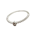 Zirconia Teardrop Silver Ring - Blush & Co. Rose Gold Jewellery Australia