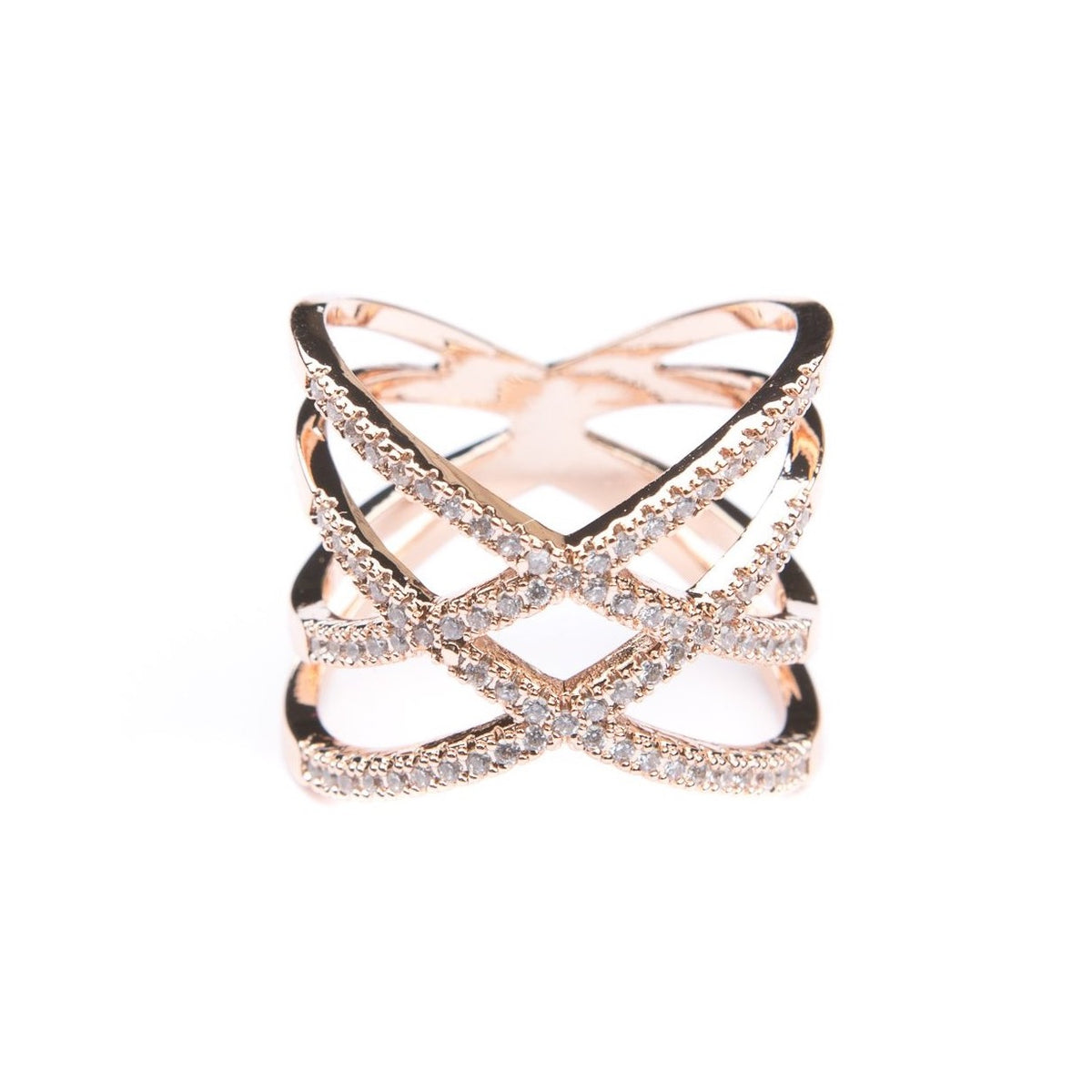 Brooklyn Rose Gold Statement Ring - Blush & Co.