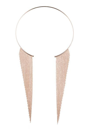 Lucia Statement Necklace Rose Gold - Blush & Co.