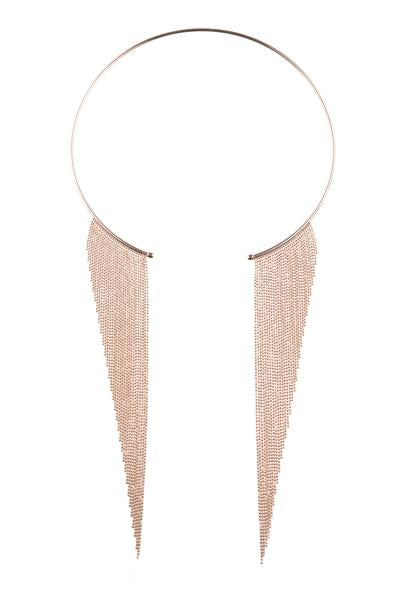 Lucia Statement Necklace Rose Gold - Blush & Co.