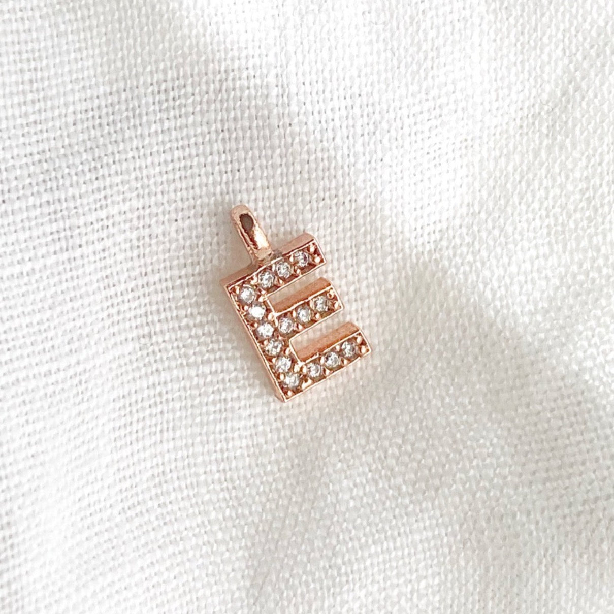 Initial Pendant Necklace - Rose Gold - Blush & Co.