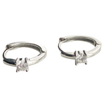 Gracie Silver Huggie Earrings - Blush & Co.