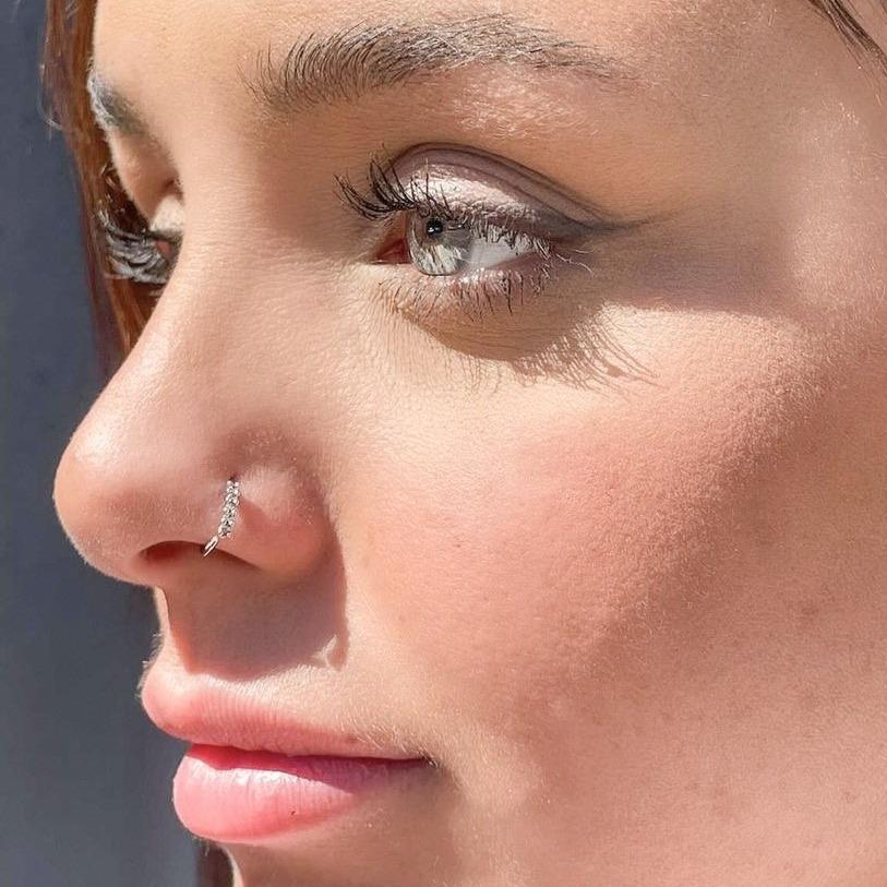 Crystal Nose Ring - Gold - Blush & Co.