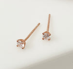 Mia Zirconia Stud Earrings - Blush & Co.
