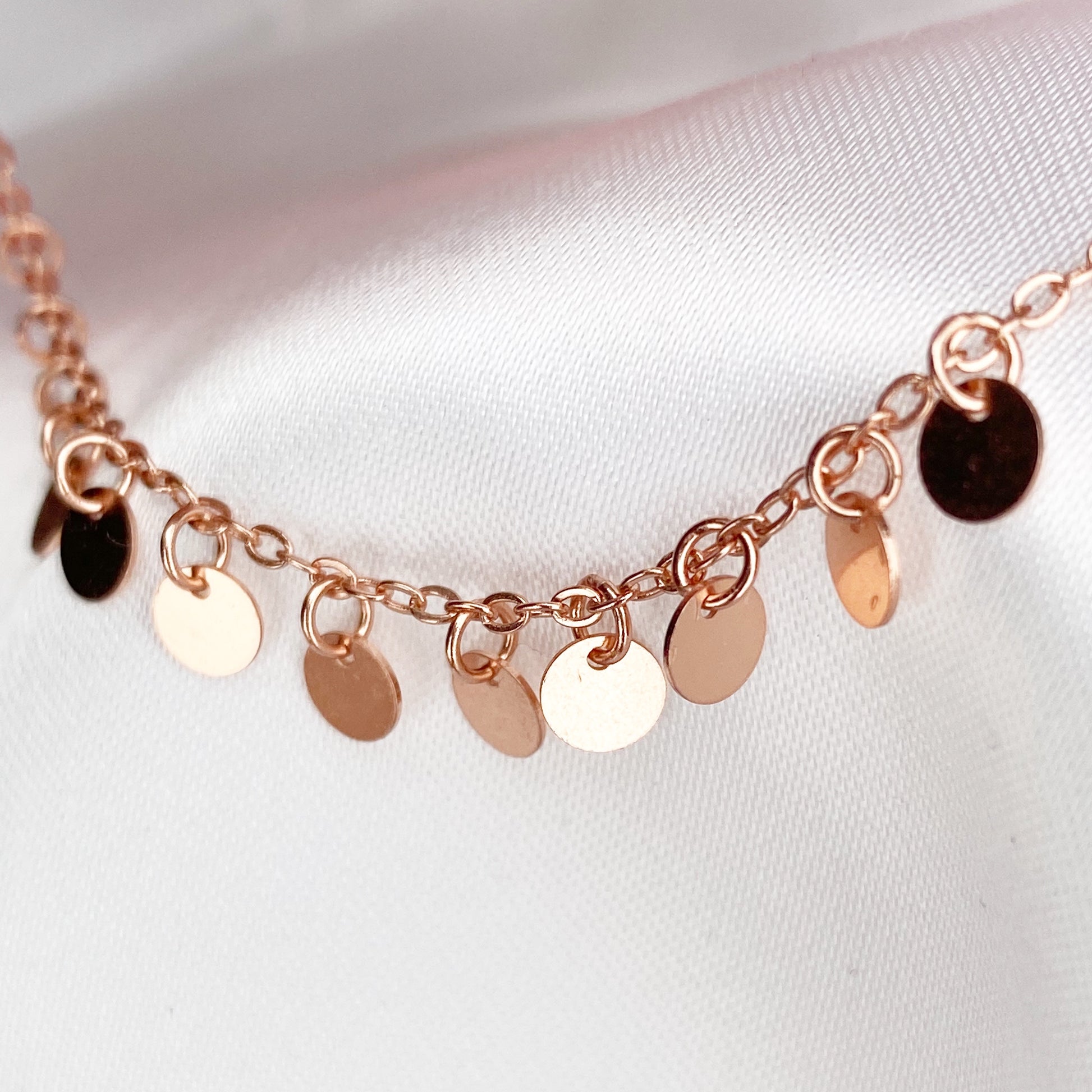 Cassidy Anklet - Rose Gold - Blush & Co.