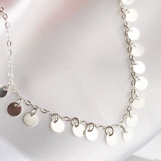 Cassidy Anklet - Silver - Blush & Co.